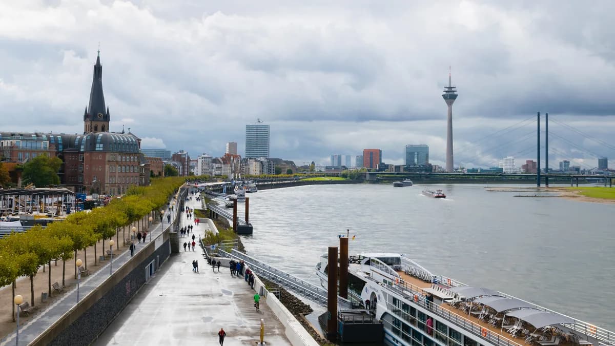 Stadtansicht von Düsseldorf